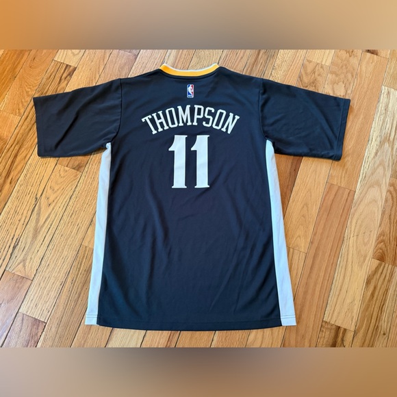 Adidas Swingman Golden State Warriors Klay Thompson #11 Gray Jersey Men’s Small - Picture 8 of 13